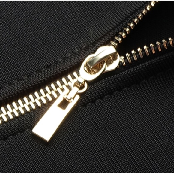 🎥 Bandage Embellished V-Neck Midi Dress in Black - Picture 11 of 13